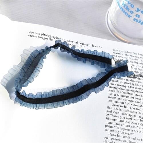 Velvet Lace Chokers Necklaces for Women Korean Girl Clavicle Collar Necklaces Simple Fashion Jewelry
