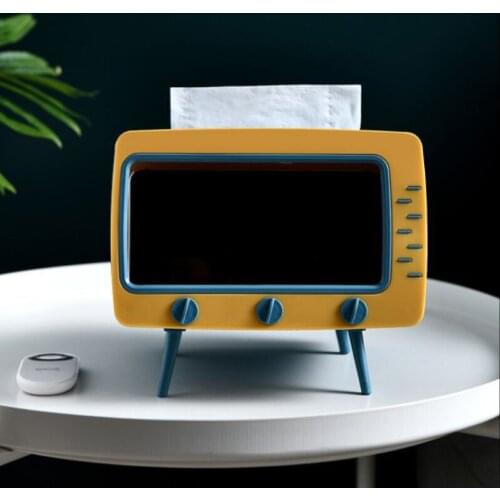 Nordic Tissue Box Lazy Storage Case Modern Used For Tissue Napkins Mobile Phone Placement Home Car Home Storage Accessories