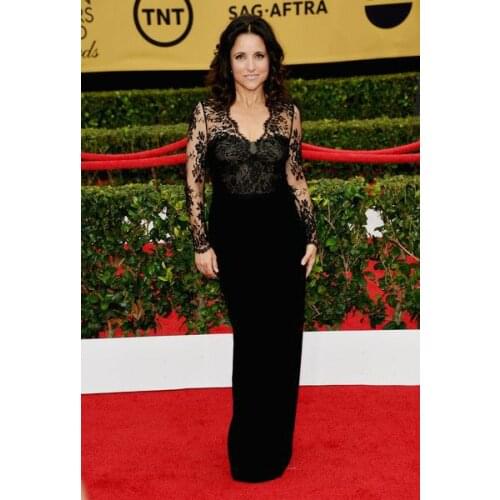 Long Lace V-Neck Navy Bblue Mother of the Bride Dresses with Sleeve Mermaid Wedding Party Gowns for Women