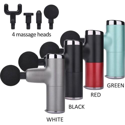 Mini Electric Massage Gun Deep Muscle Fascial Body Massager Gun Tissue Percussion Small Fitness Acid Relief Pain Relax body