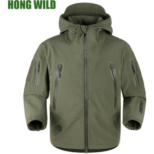 ESDY TACTICAL Men Autumn Outdoor Hardshell Hiking Jackets Windbreaker Hooded Trench 100% Waterproof Camping Sports Coats