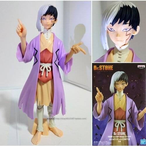 Original Banpresto Dr.stone Asagiri Gen PVC Action Figure Model Kid Toys Anime Brinquedos Figurals
