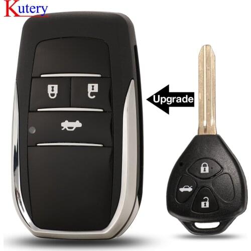 Kutery modified upgrade For Toyota Camry Corolla Reiz RAV4 Crown Avalon Venza Matrix Blank Remote Car Key Case