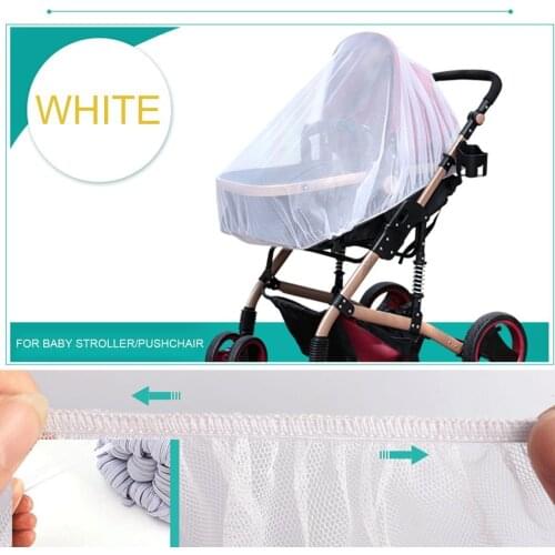 Trendy Summer Infants Baby Stroller Mosquito Net Buggy Pram Protector Pushchair Fly Midge Insect Bug Cover Stroller Accessories