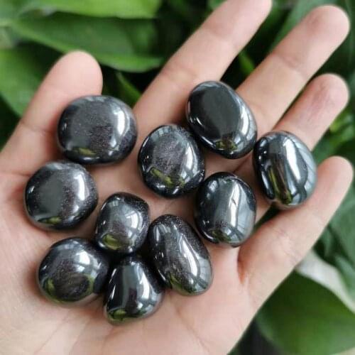 10pcs Natural hematite stone mineral crystal tumbled Stones Wholesale