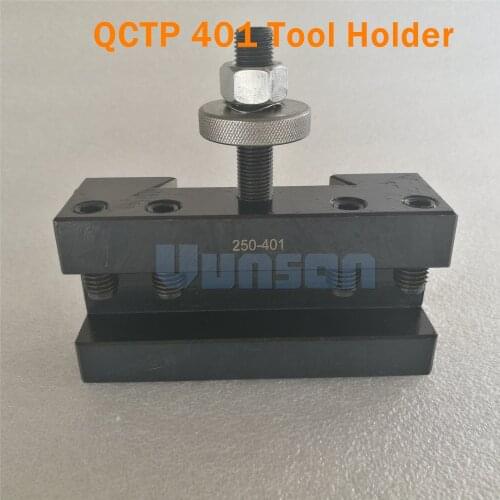 QCTP 250-401 Quick change tool holder turning and facing tool holder for lathe cutter cutting tool bits max. 1"