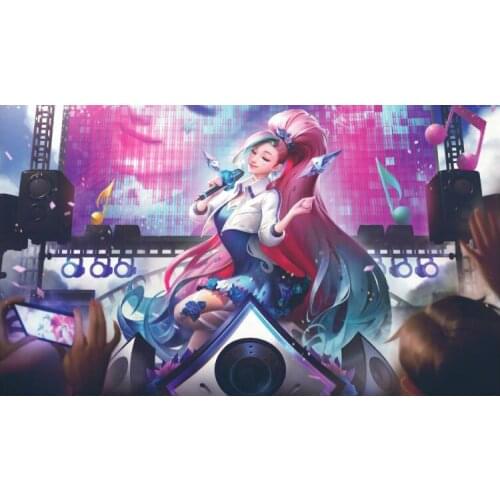 LOL Game Cosplays 2020 new skin NEW seraphine Cosplay Costume dress female