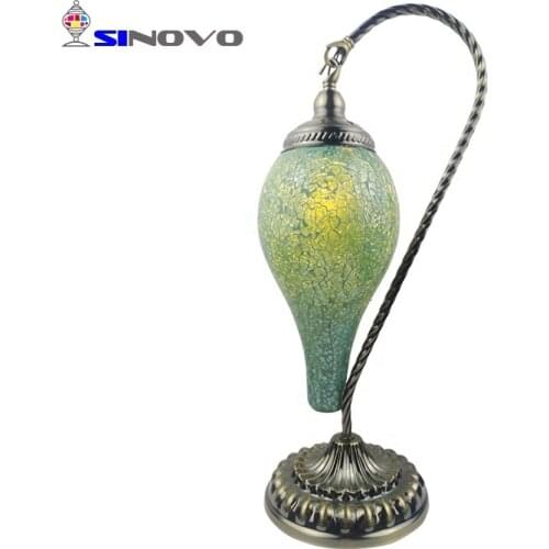 Sinovo Factory Supplied Home Decorative Galle Art Oil Glass Lamp For Bedroom And Dinning Room lampada da tavolo