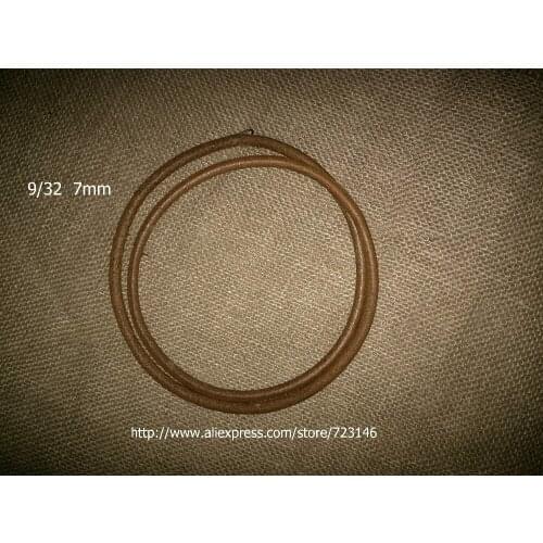 9/32" (7mm) LEATHER BELT SINGER TREADLE SEWING MACHINE HIGH QUALITY 66-68 inches (167.5 - 173 cm) long 5pcs Joining Hook