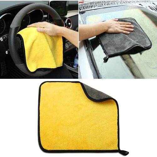 1Pcs 30X30cm High Quality car cleaning towel For Mercedes Benz A200 A180 B180 B200 CLA GLA AMG A B C E S Class CLS GLK CLK SLK