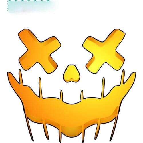 Candy Demon Smiley Car Sticker Vinyl Decals Cover Scratches for Bumper Bodywork Windshield Suv Decoration Fine Decal Kk13*13cm