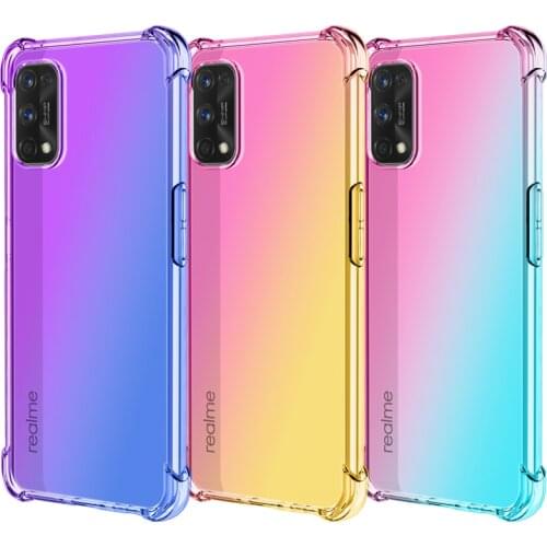 Fall Protection Hybrid Color Soft TPU Cover for Oppo Realme 7 Pro Realme7 A15 A 15 Anti-Scratch Mobile Phone Bag Case