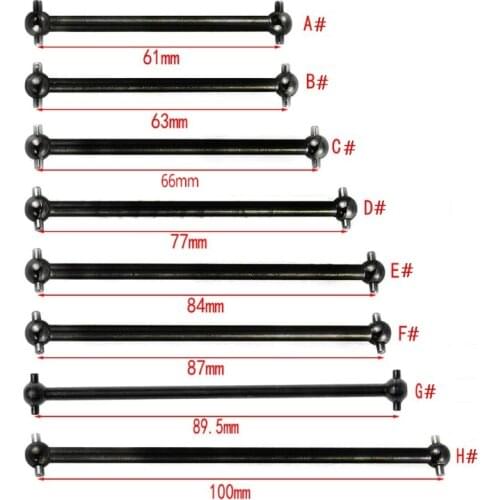 090B 8PCS Aluminum Alloy Link Rod for 1/10 HSP =94122 94111 94123 94188 94103 94170 RC Car Crawler