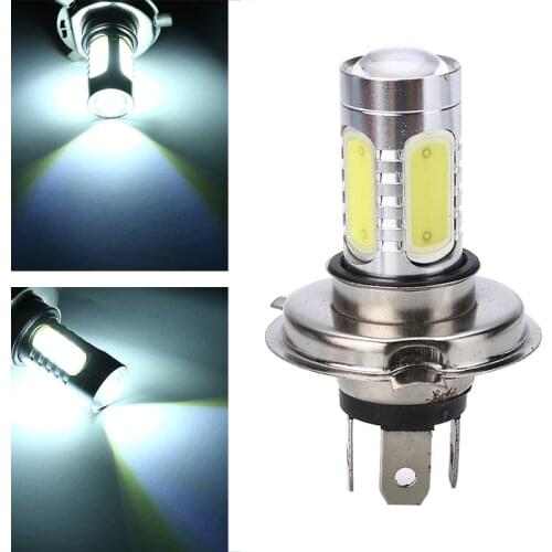 For Honda 1PC H4 9003 6000K Motorcycle Headlight Energy Saving Lamp High Power COB LED Bulb White High/Low Beam Lights Treyues