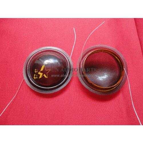 1 pieces ID: 28mm transparence diaphragm dome 8 ohm Tweeters speaker voice coil -100% new