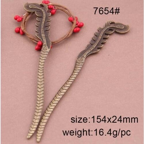 10 pieces/lot) 154X24MM Antique Bronze Color Vintage Style Metal Zinc Alloy Dragon Tail Bookmarks