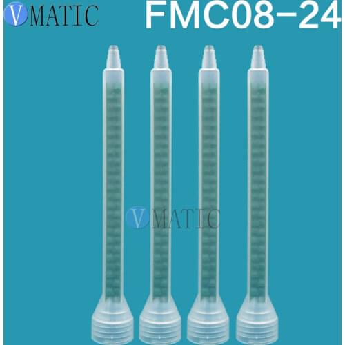 2020 High Quality 5Pcs Resin Static Mixer FMC08-24 Mixing Nozzles Screw Mouth Silicone Mixing Tube Nozzle