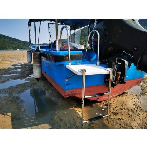 Marine Hardware Accessories Ladder Launching Ladder Step Ladder Stainless Steel Telescopic Ladder Handrail Ladder Motor Boat