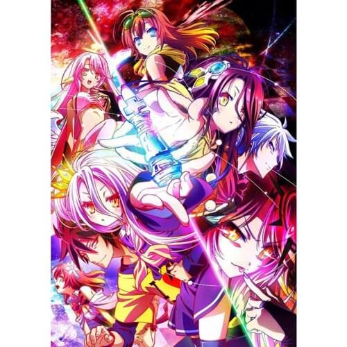 Diamond Painting 5D DIY Diamond Embroidery No Game No Life Japanese Anime Rhinestone Picture Home Decor