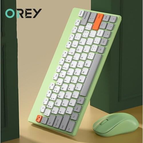 Slient Wireless Keyboard Mouse Combo Ergonomic Mini Gaming Keyboard Mouse Set For Macbook Laptop PC Gamer Computer Keyboard Mice