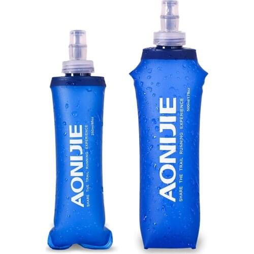 AONIJIE 500/250/170ml TPU Outdoor Sport Bottle Hydro Soft Flask Running Hiking Fitness Bicycle Tactical Canteen Water Kettle Jug