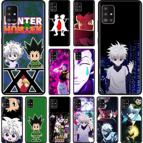 Hunter X Hunter Black Case For Samsung A51 A21s A71 A12 A31 A52 A41 A32 A02 A11 Cover Soft For Galaxy A72 A32 A42 A01 A91 A21