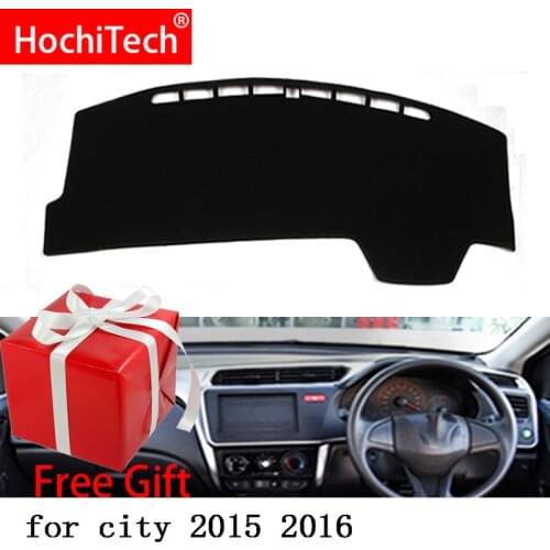 For Honda city Grace 2014 - 2019 Right and Left Hand Drive Car Dashboard Covers Mat Shade Cushion Pad Carpets Accessories