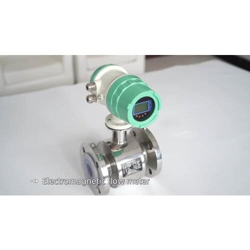 Intelligent Precision Electromagnetic Flow Meter For Milk Juice Measuring With Stainless Steel Body Flow Sensor