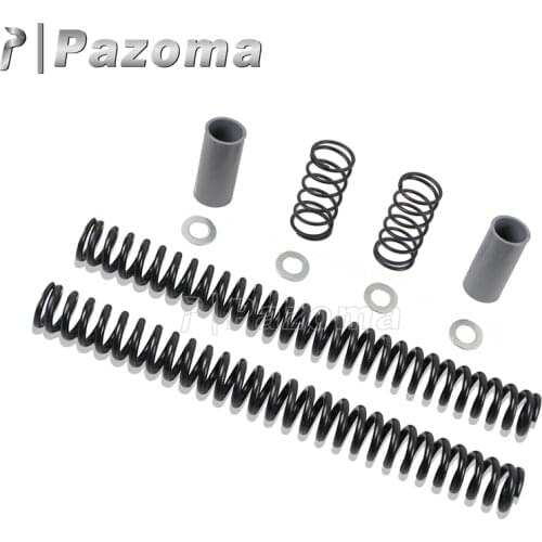 Motorcycle 49mm Drop-In Shocks Front Fork Springs Lowering Kit for Harley Dyna FXD FXDL FXDB FXDF FXDC