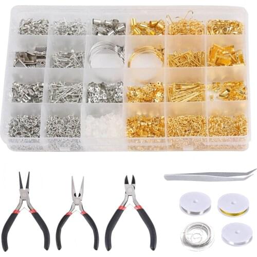 Jewelry Findings Kit Earring Backing Backs Hooks Posts Jewelry Earring Making Supplies for Girl DIY Repairing Making Earrings