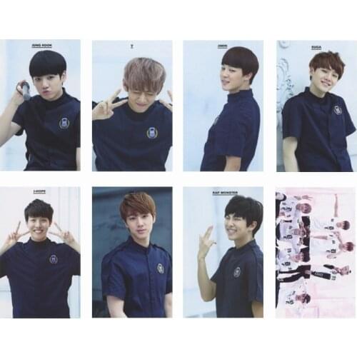 KPOP Bangtan Boys Poster ARMY O!RUL8.2 MINI Album Photo Card Hip Hop Self Made Paper Cards Autograph Photocard