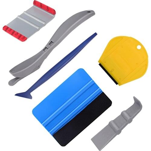 EHDIS Car Body Film Install Tools Kit Vinyl Wrap Knife Cutter Window Tint Sticker Wiper Fabric Felt Scraper Squeegee Accessories