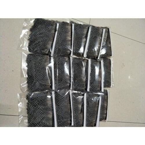 Wholesale natural 10yards beatiful scare natural guinea fowl feathers Ribbon decorative 2-3inch/5-7cm Width Clothing accessories