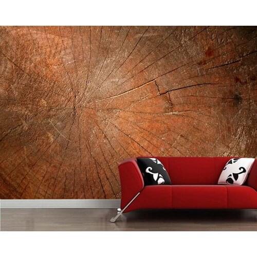 Papel de parede Brown old wooden pile background 3d wallpaper,living room kitchen bedroom wall papers home decor bar mural