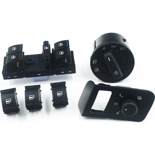 For Volkswagen Touran Caddy Mirror Headlight FogLamp Window Control Switch 1K0 941 431Q 1F0 959 855 1K4 959 857A 1T1 959 552F