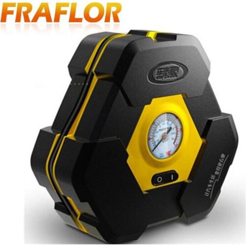 Portable 12V Car Auto Electric Air Compressor Tire Inflator Pump with 3m Long Extended Power Cord with Cigarette Lighter Plug