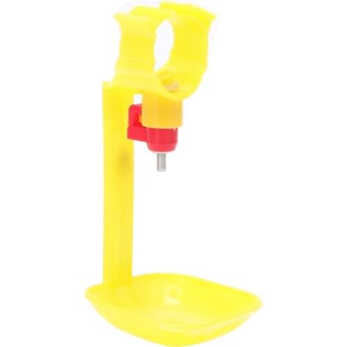 Drop Ship Hot Poultry Chicken Hanging Duck Drinking Water Nipple Drinker Feeder With Cup