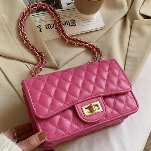 Cheap women bags free shipping small shouder bag gold Chain Brand Designer PU Leather Crossbody Bags For Women ladies hand bags