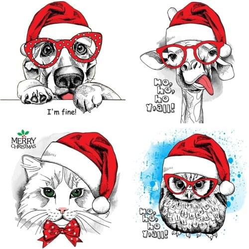 DABOXIBO Christmas Cat And Dog Metal Cutting Dies Clear Stamps Mold For DIY Scrapbooking Cards Making Decorate Crafts 2020 NEW