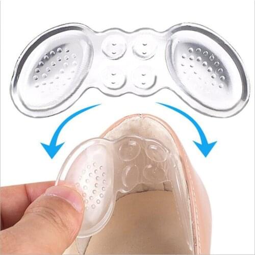 Silicone Gel Insoles for Shoes Women High Heel Liner Grips Protector Sticker Anti-Wear Shoe Heel Pad Foot Pain Relief Inserts
