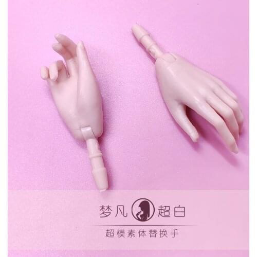 FR Super Model Doll Body Replacemet Hands Legs White Beige Brown Color Doll Accessories 4 Style Hands Gestures Quality Doll Part