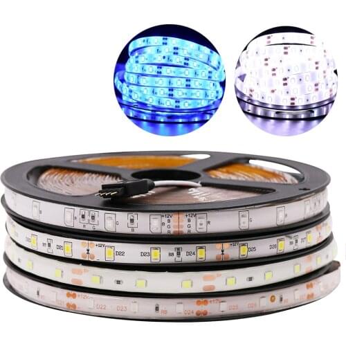 SMD RGB LED Strip LED Light 5m 10m 5050 2835 flexible LEDs Lighting 12V Tape Diode Ribbon Waterproof DC 12V