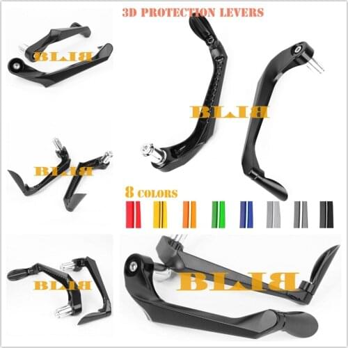 Universal CNC Motorcycle 3D Protection Levers For BMW All Guard Handlebar Moto 22mm Protector Clutch Brake Lever Handguard