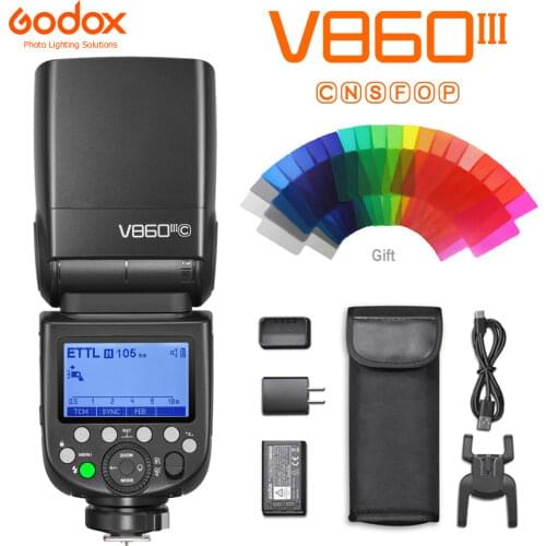 Godox V860III V860III-C V860III-N V860III-S Speedlite Camera Flash TTL HSS Flash for Canon Sony Nikon Fuji Olympus Pentax Camera