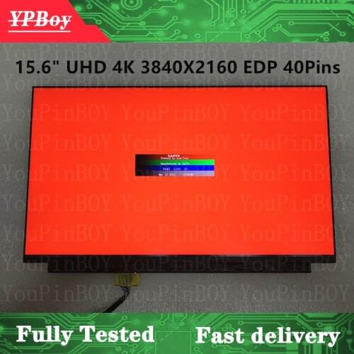 15.6" Laptop LCD LED Display Screen IPS B156ZAN03.1 For AUO Matte Matrix UHD 4K 3840X2160 eDP 40 pins