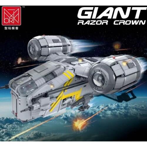 Star Movie The UCS 37840 Razor Crest by Papaglop Model Compatible With Building Blocks Bricks Toys Kids Christmas Gifts