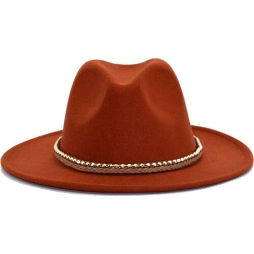 2020 Elegant Ladies Autumn And Winter British Hat Harajuku Style Wool Hat High-Top Jazz Hat Mens Panama Felt Hat F6