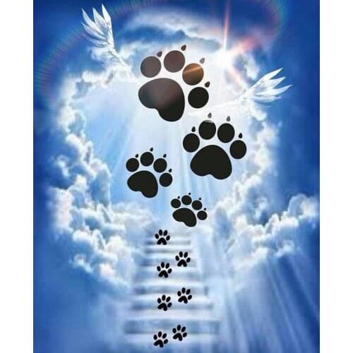 5D diy diamond painting embroidery heaven dogs full square/round diamond Mosaic Rhinestones Cross stitch Home decoration gift