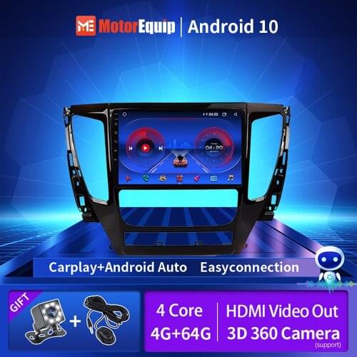 Car Radio For Mitsubishi Pajero Sport 3 2016 2017 2018 Autoradio 2 din Multimedia Player 10 Inch IPS Screen Android Auto Carplay