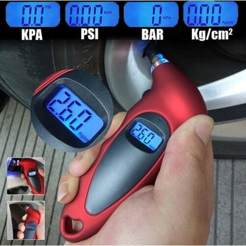 Tire Pressure Gauge High-precision Digital Tire Pressure Monitoring System Car Tyre Air Pressure Gauge Meter LCD Display